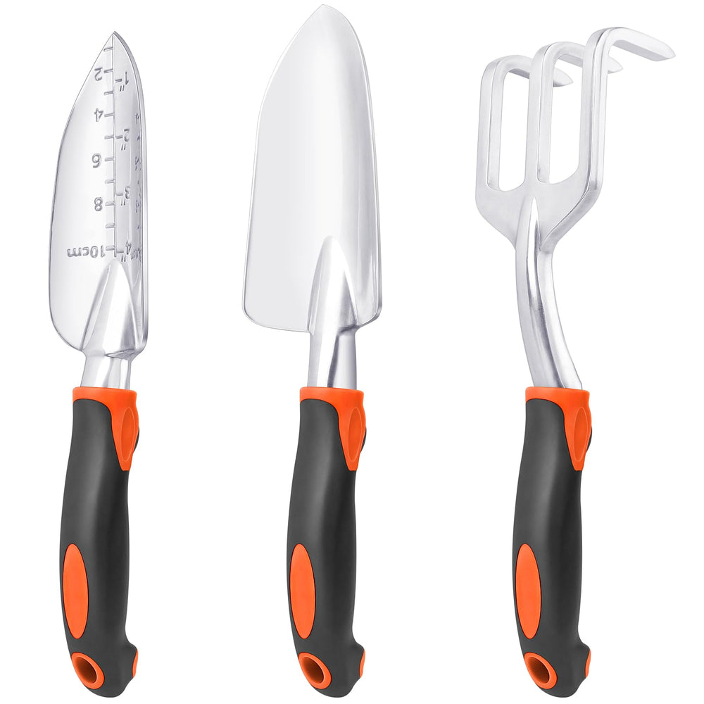MECHEER gardening tools set in a garden environment