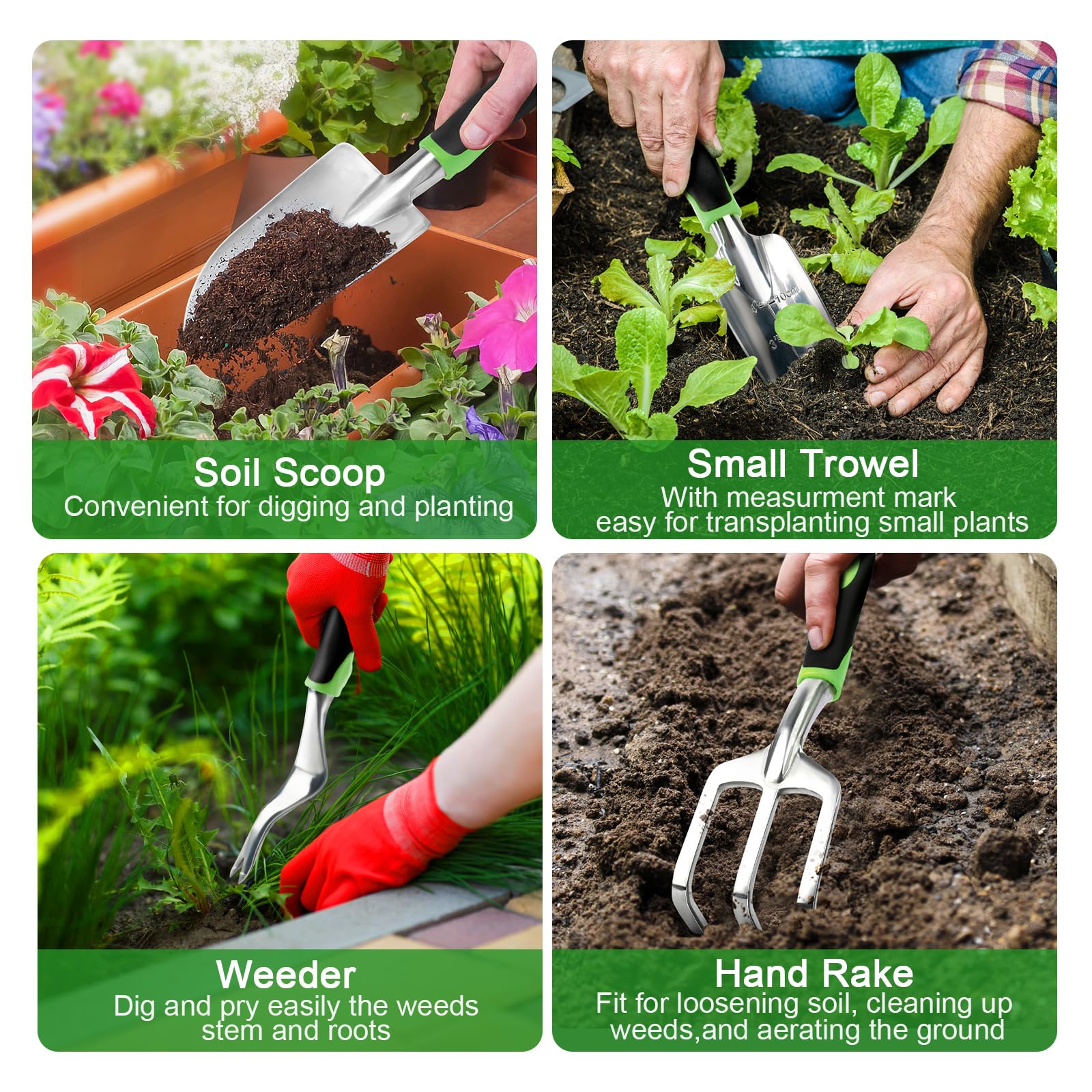 MECHEER pruning shears with safety lock design