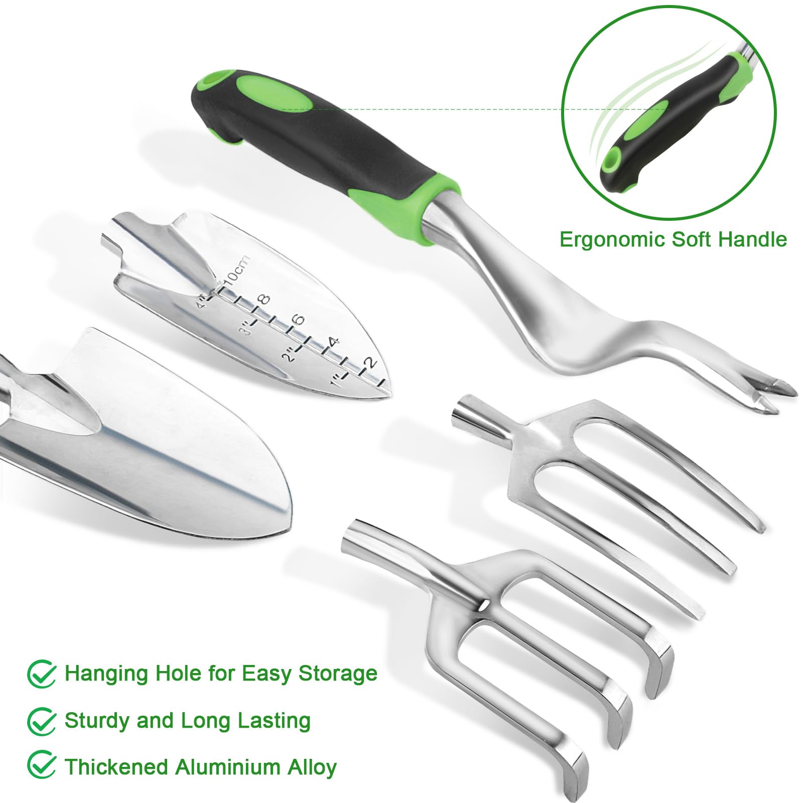MECHEER soil scoop and small trowel from the gardening set