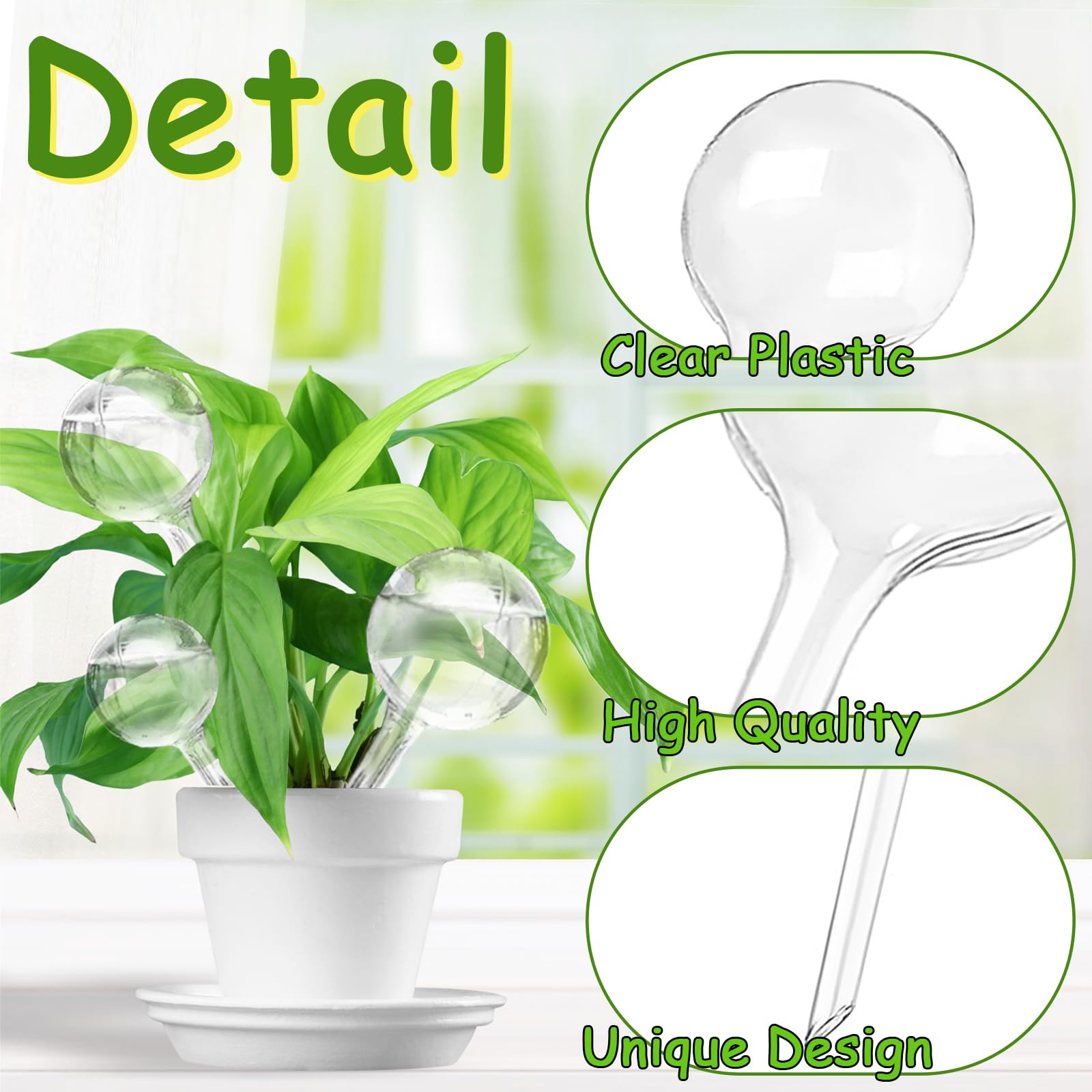 Medium Pynqdfu watering globe, 3.15 x 8.3 inches