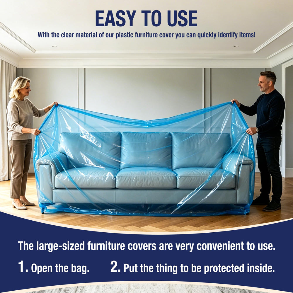 Meersburg sofa cover in use during a move
