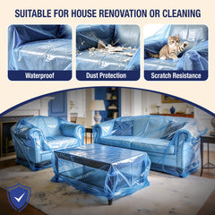 Meersburg sofa moving cover laid over a couch for protection