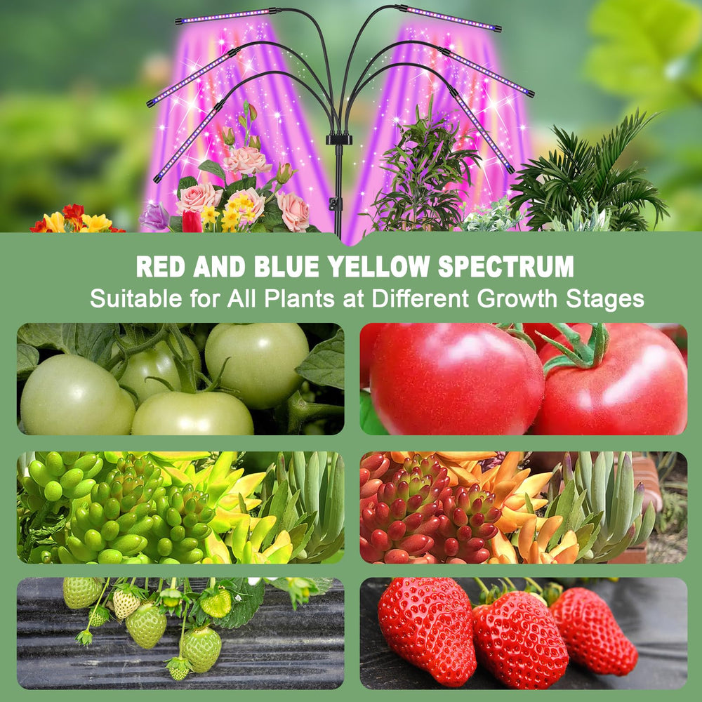Mefflypee Grow Light in use with plants indoors