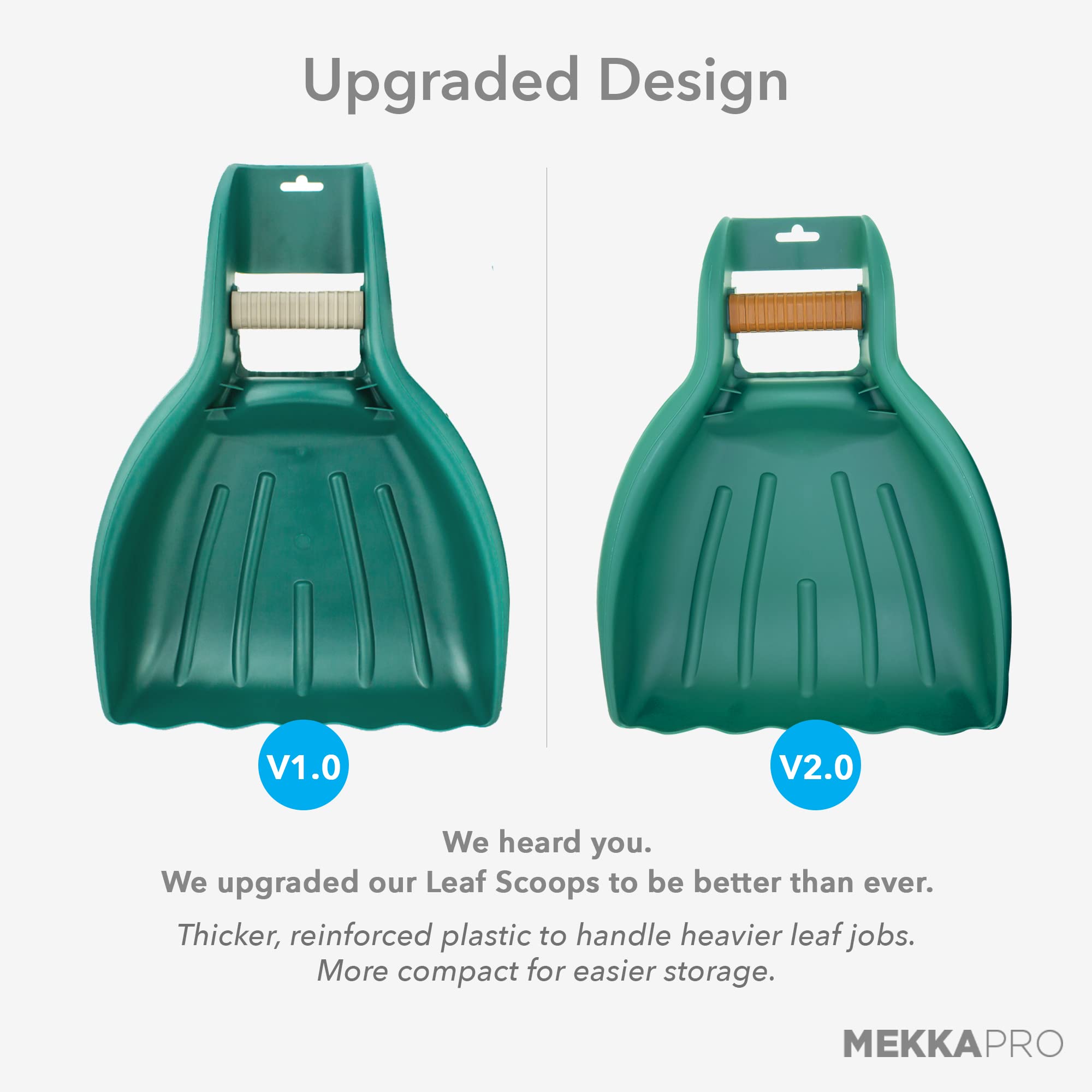 MEKKAPRO Leaf Claws showing comfort grip handles