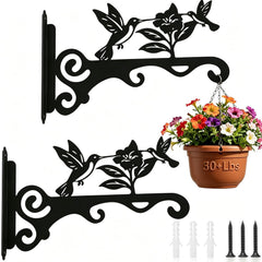 mekpiwu bird pattern wall hook front view in black