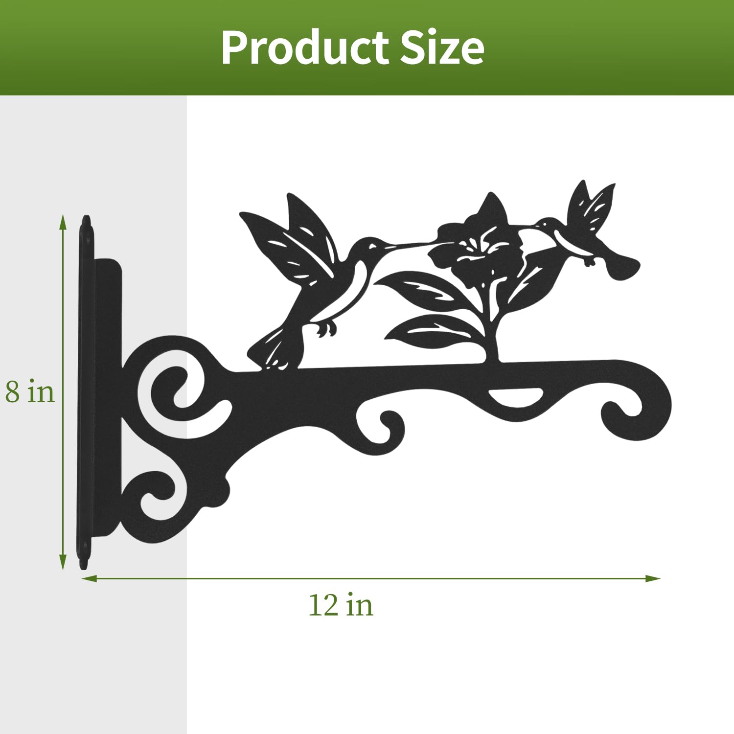 mekpiwu wall hook in use with bird feeder