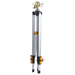 Melnor Metal Pulsating Sprinkler tripod extended to 48 inches