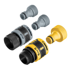 Melnor Quick Connect Starter Set front view with adapters