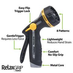 Melnor RelaxGrip Hose Nozzle showing ergonomic handle