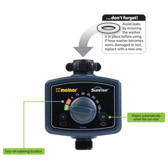 Melnor Sunrise Daily Water Timer packaging