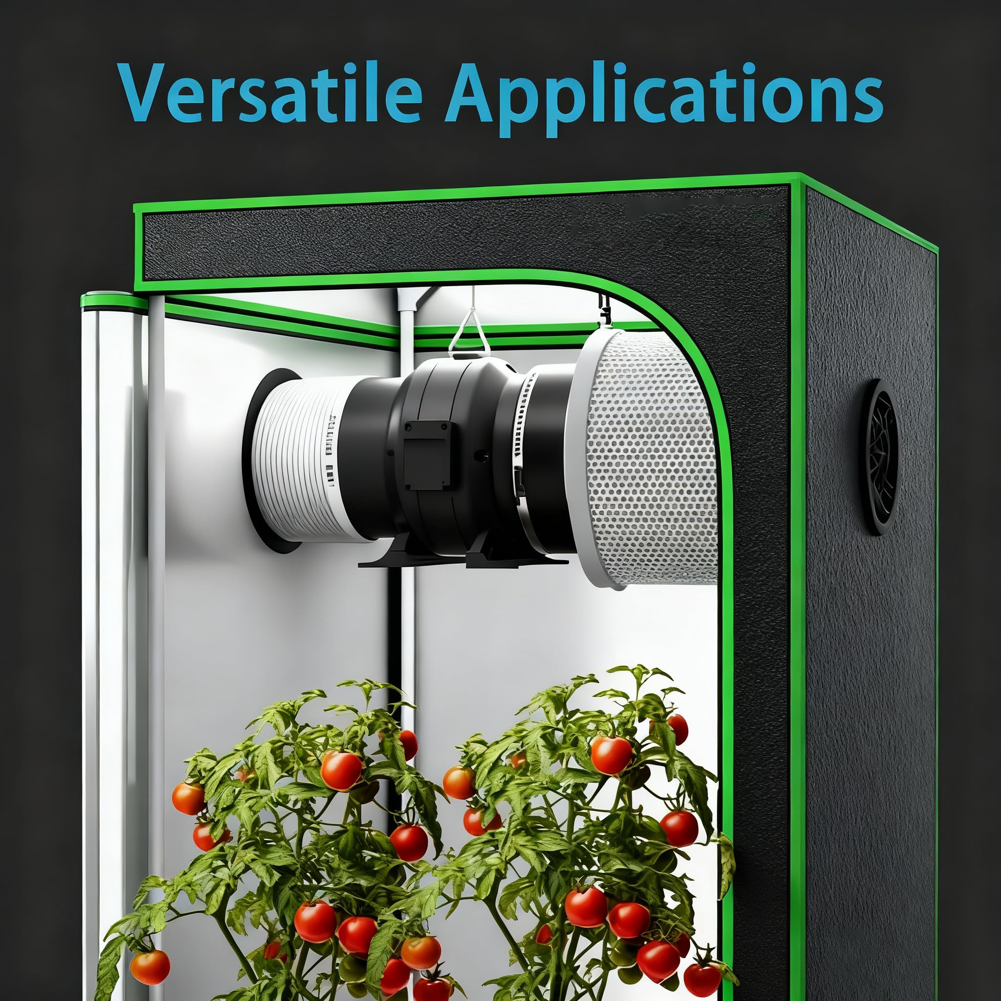 MELONFARM ducting and fan assembly