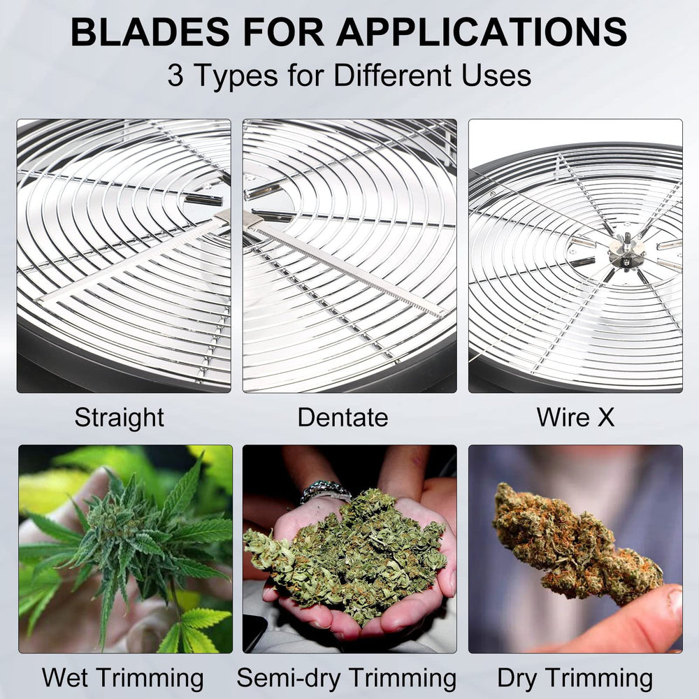 MELONFARM Leaf Bowl Trimmer in use with plants