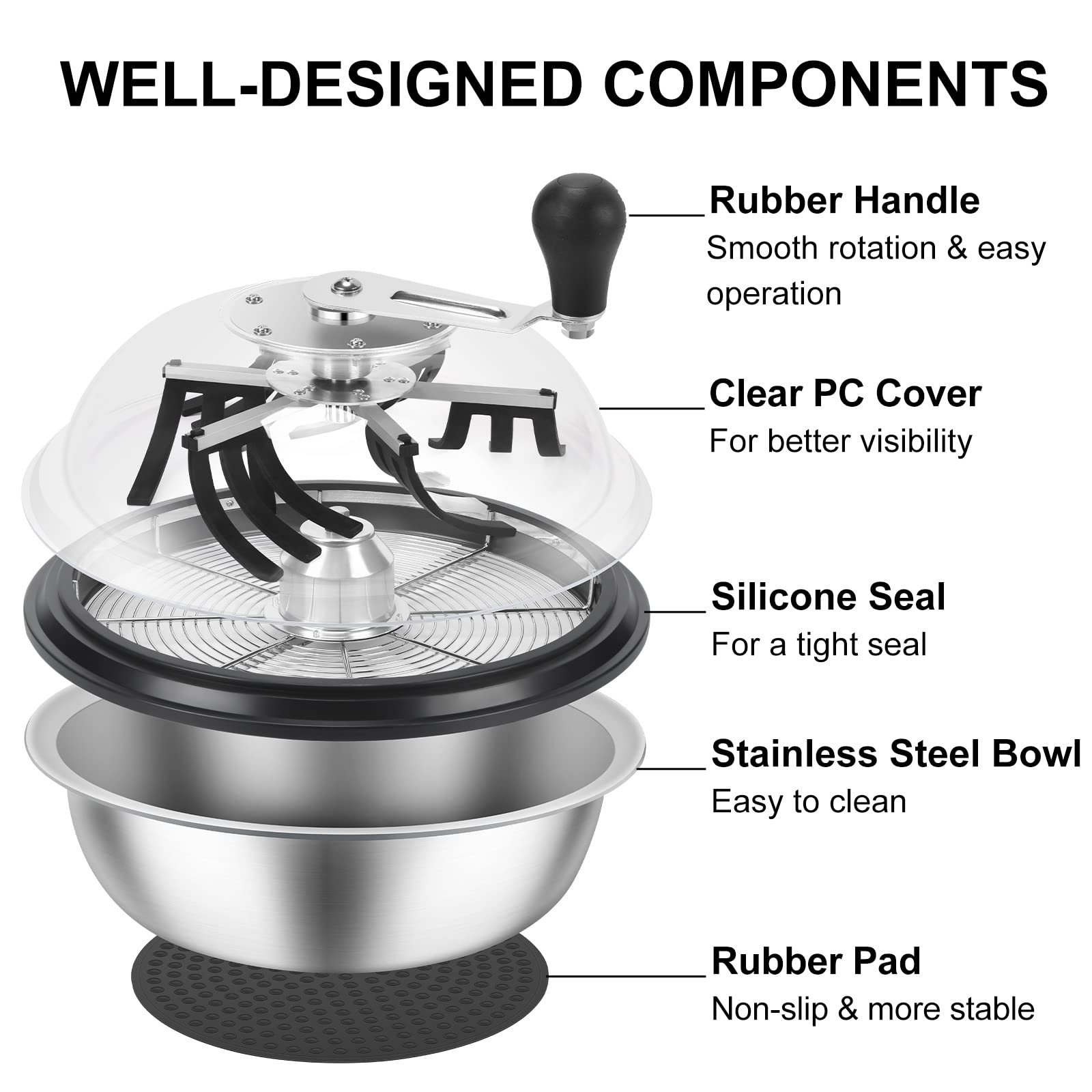 MELONFARM trimmer with rotating handle and ergonomic design