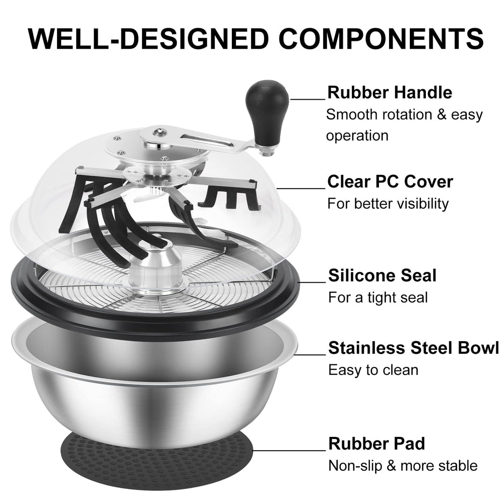 MELONFARM trimmer with rotating handle and ergonomic design