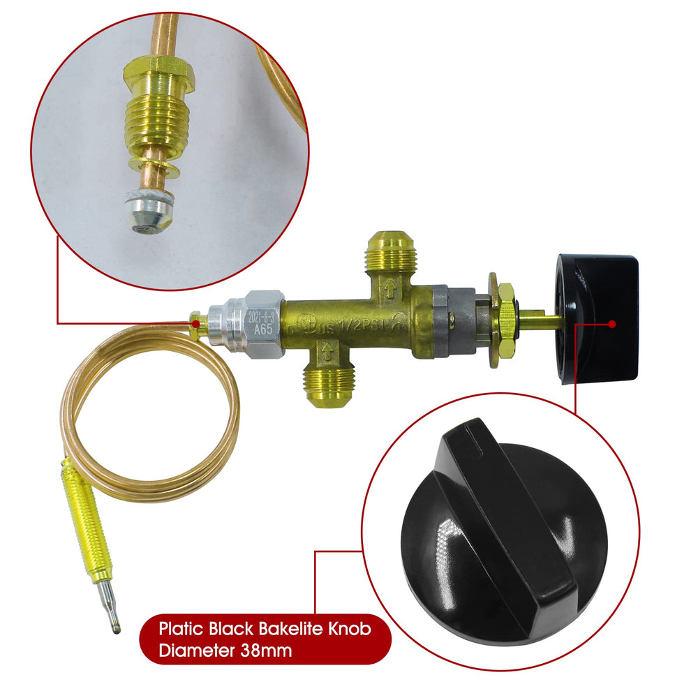 MENSI control valve kit components laid out