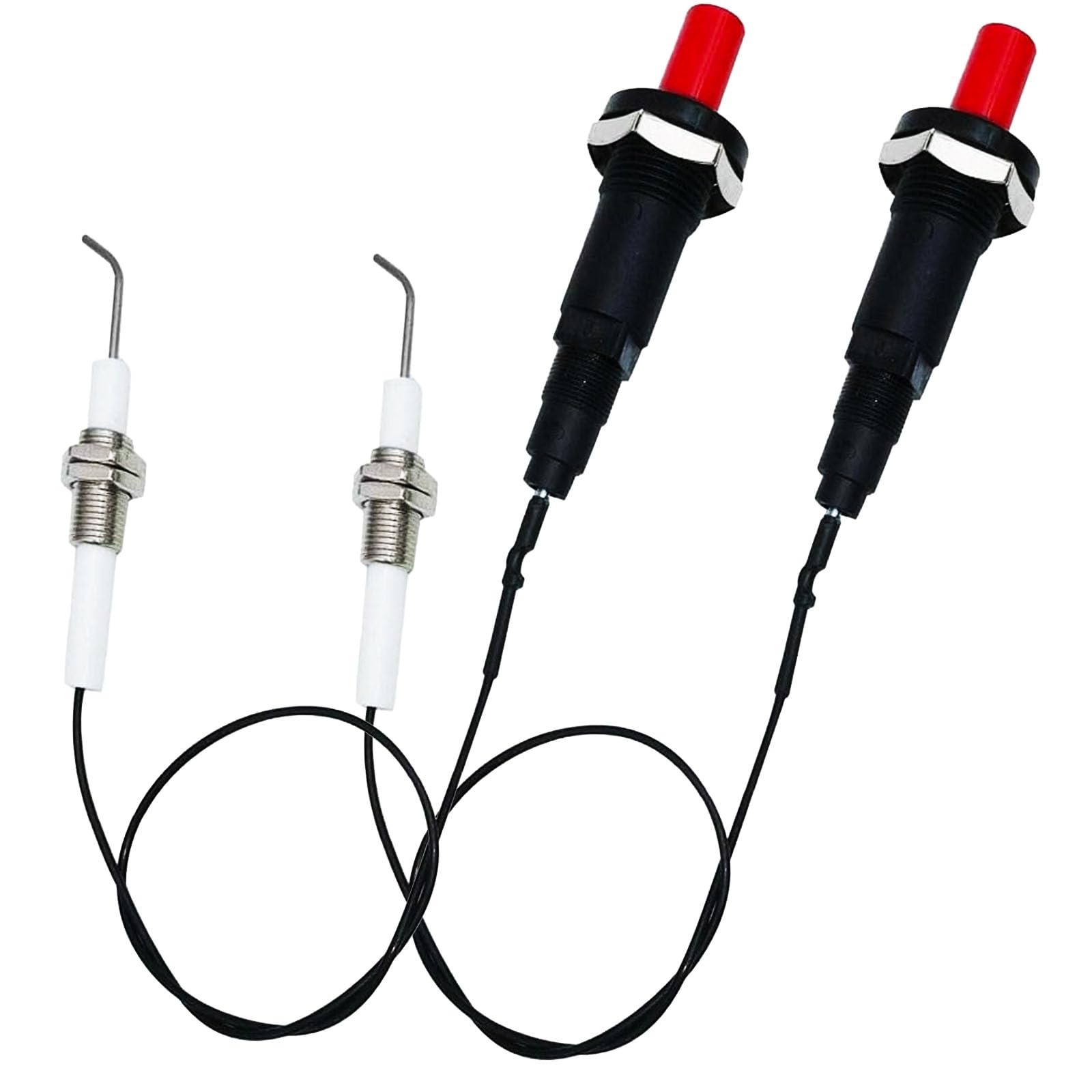 MENSI Piezo Igniter Kit front view with connectors