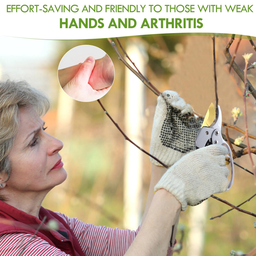 MEPEREZ pruning shears showing ergonomic handle design