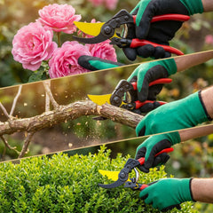 MEPEREZ pruning shears with safety lock mechanism