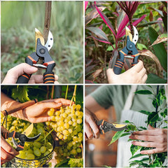 MEPEREZ Ultra Sharp Pruning Shears in use cutting a branch