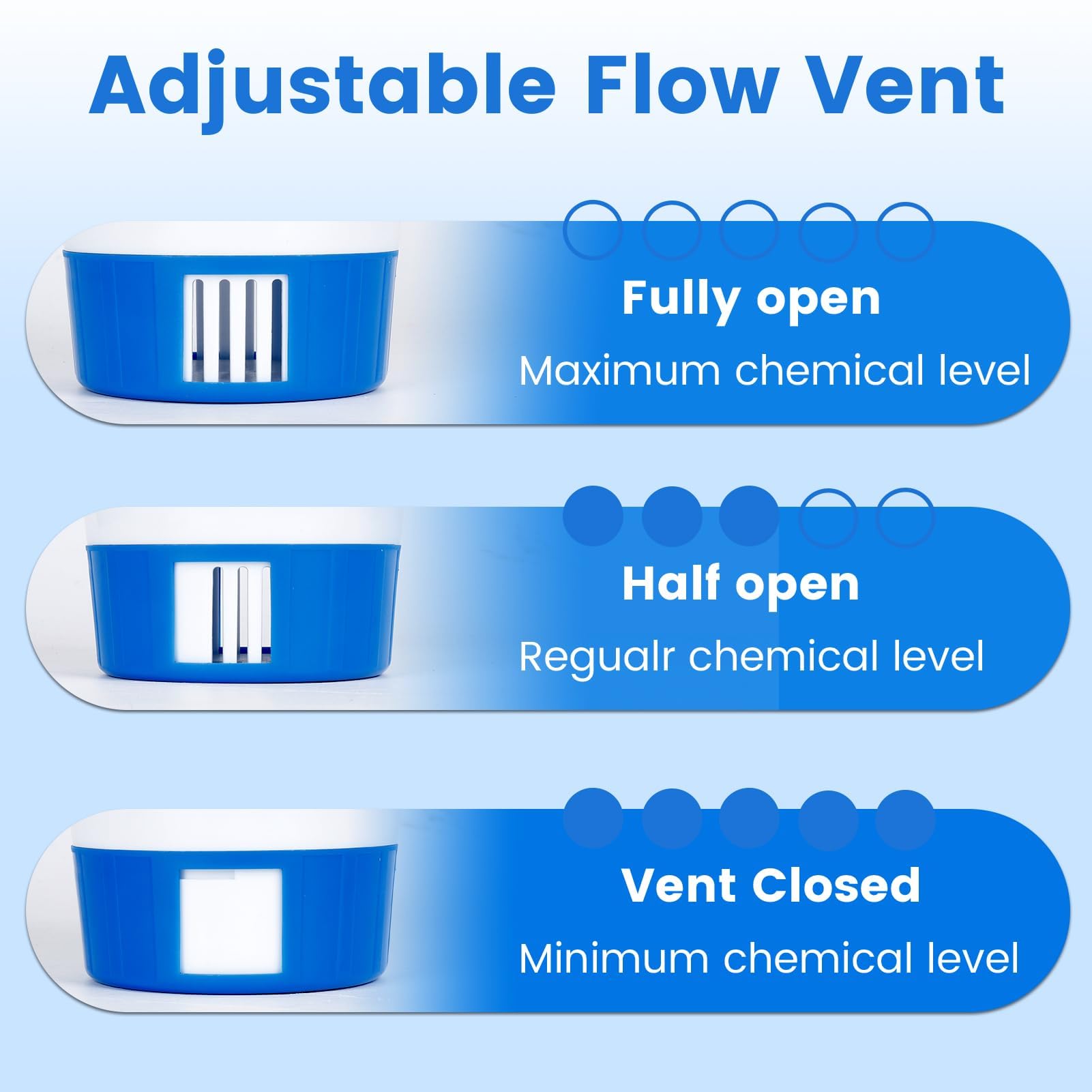 Merkia Pool Chlorine Floater floating in a pool