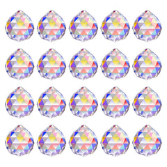MerryNine Crystal Sun Catcher 20pcs AB-coated prism balls in package