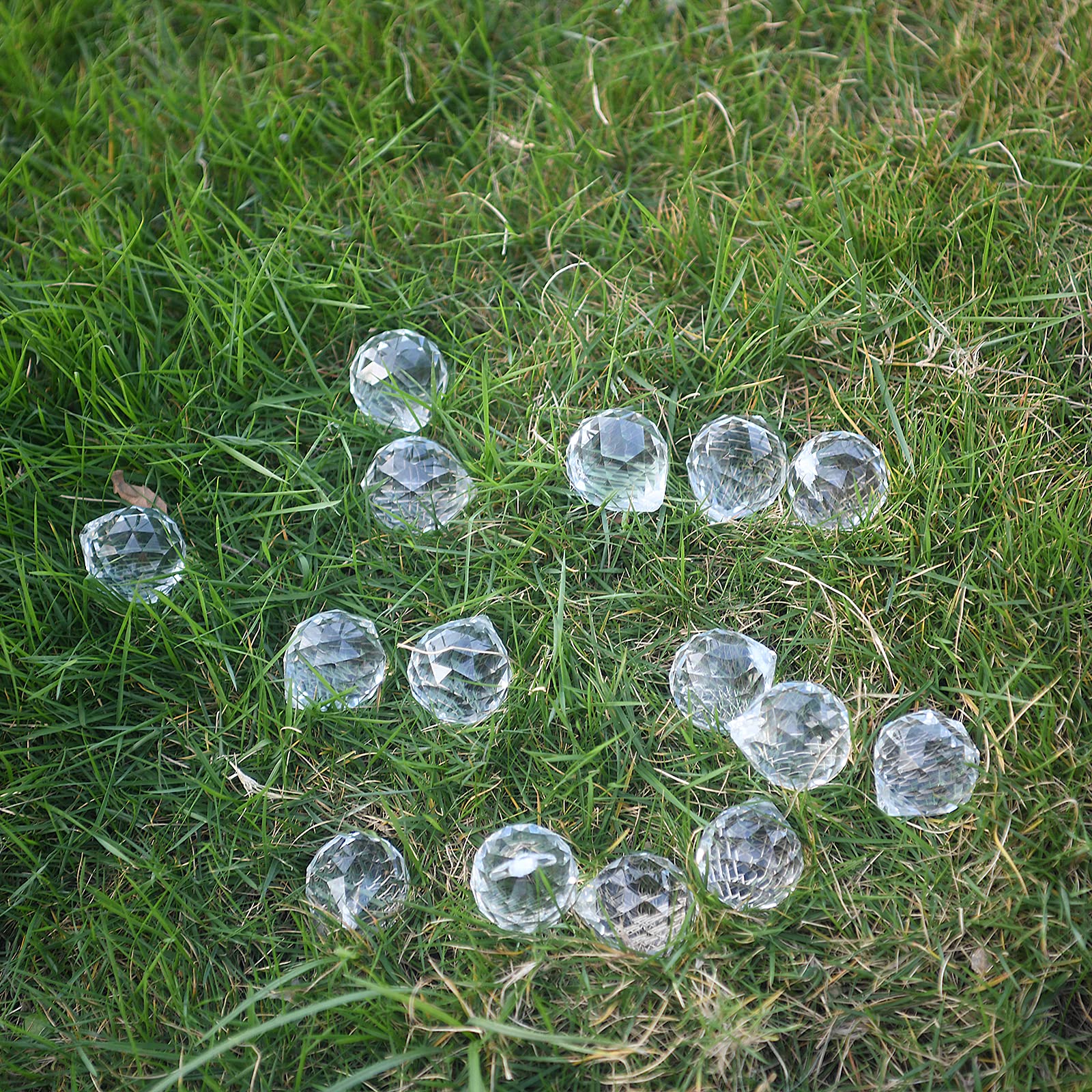 MerryNine Crystal Sun Catcher in garden setting