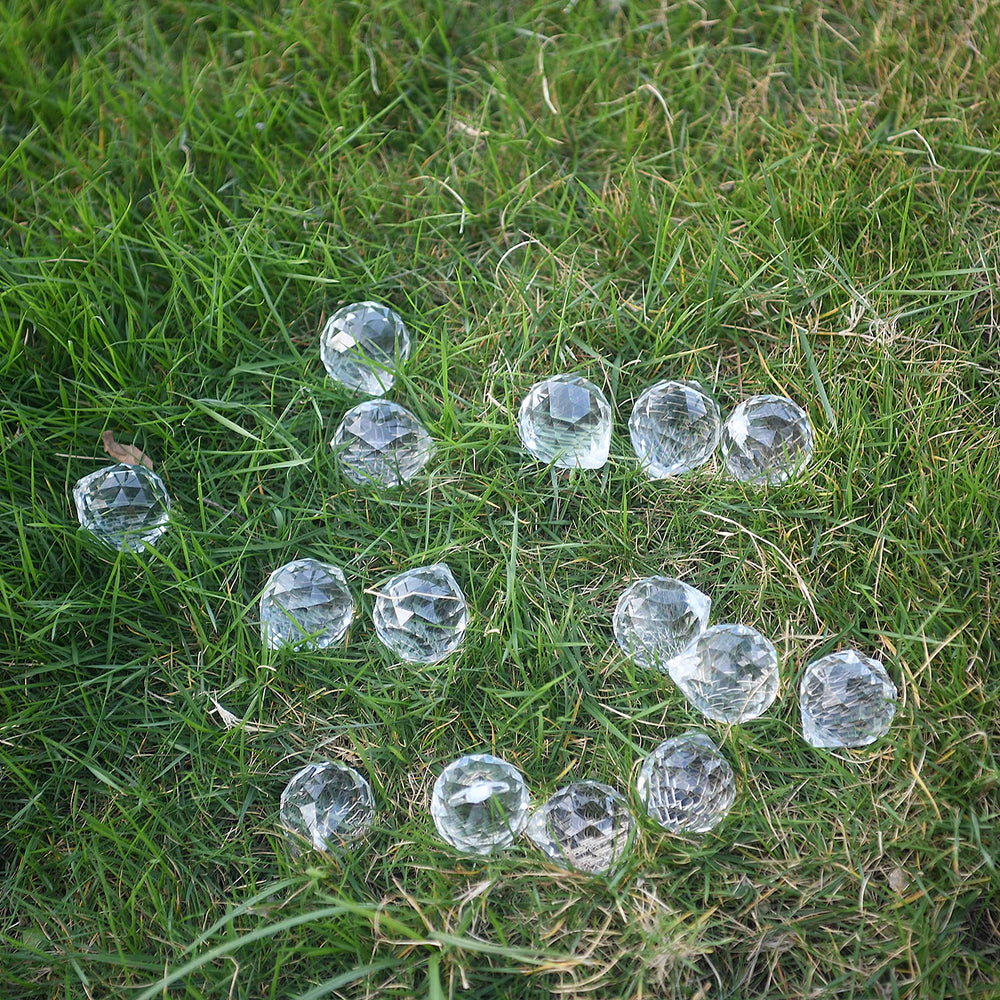 MerryNine Crystal Sun Catcher in garden setting