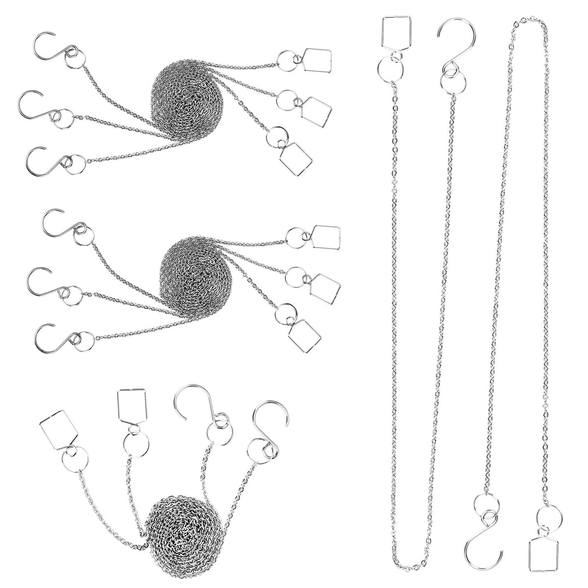 MerryNine Metal Sun Catcher Chains with assembled crystal prisms