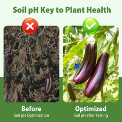Merydi Soil pH Test Kit being used in a garden setting