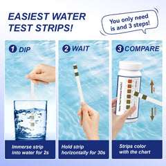 Merydi test tube included in the water hardness test kit
