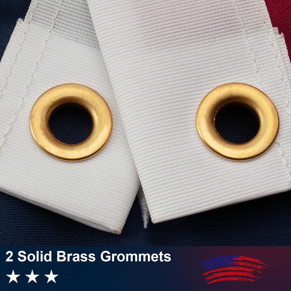 Meryndou American Flag 5x8 FT with heavy-duty brass grommets
