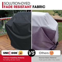 Mesh vents on Unicook grill cover for air circulation