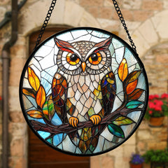 Metal chain included with the stained glass suncatcher