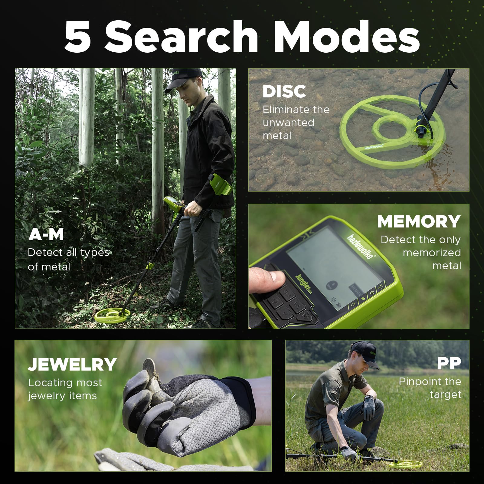 Metal Detector shovel included with Hazlewolke package