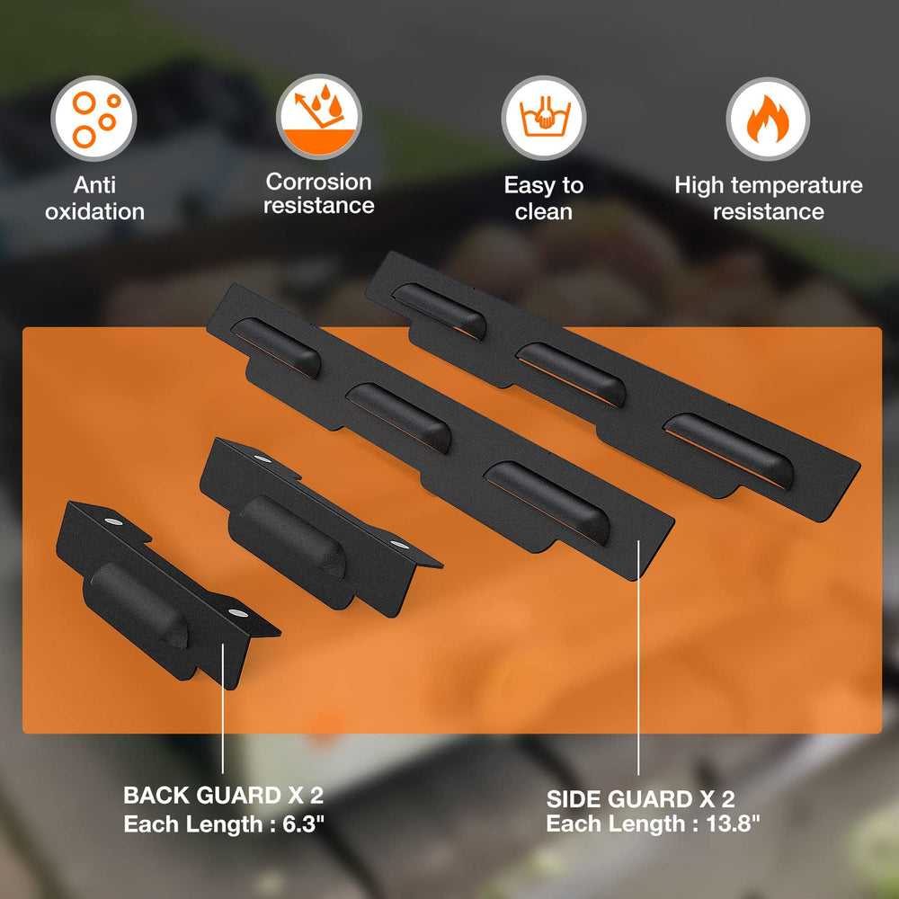MeWeBlue Wind Guards in outdoor cooking setting