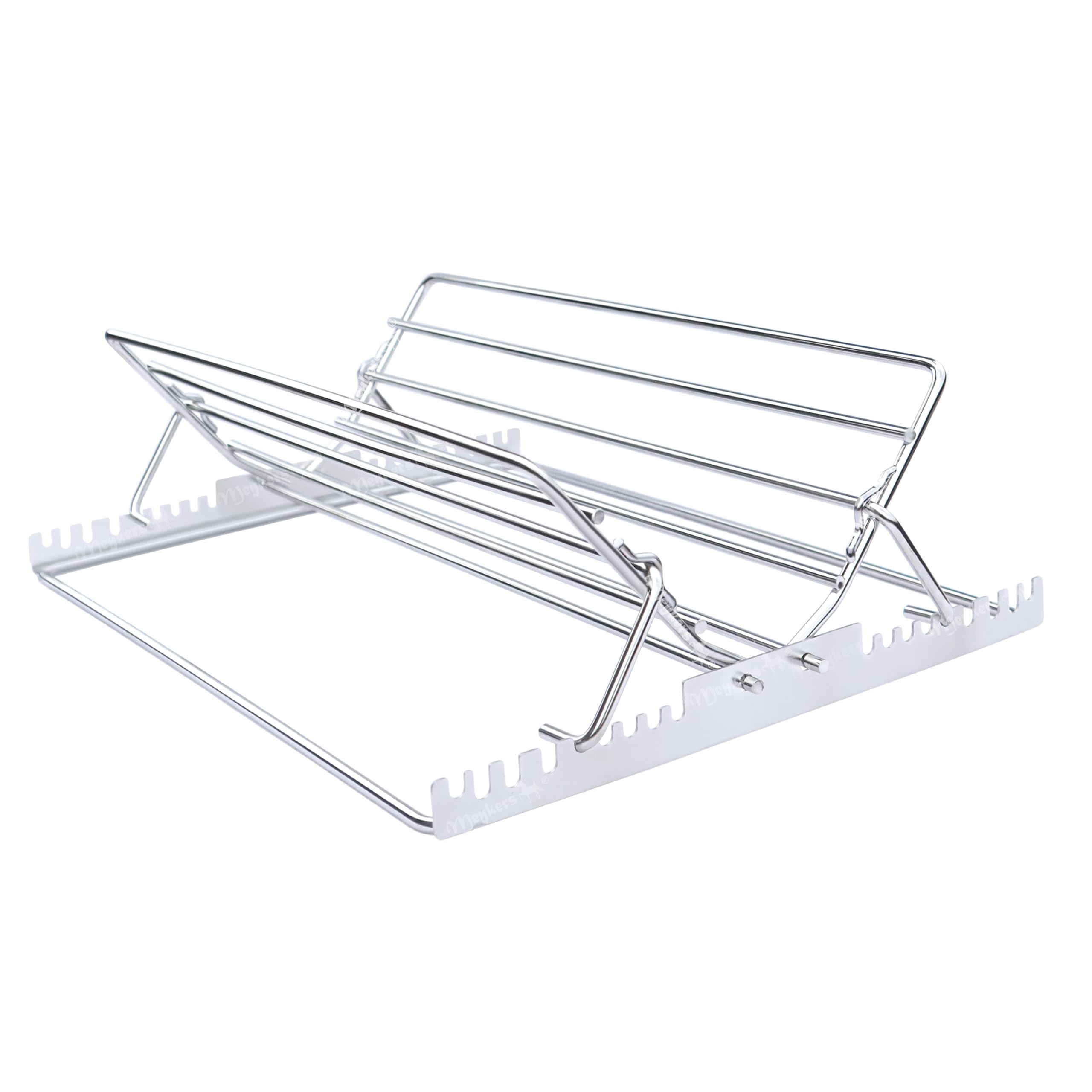 Meykers roasting rack insert for 9x13 pan, bright silver finish