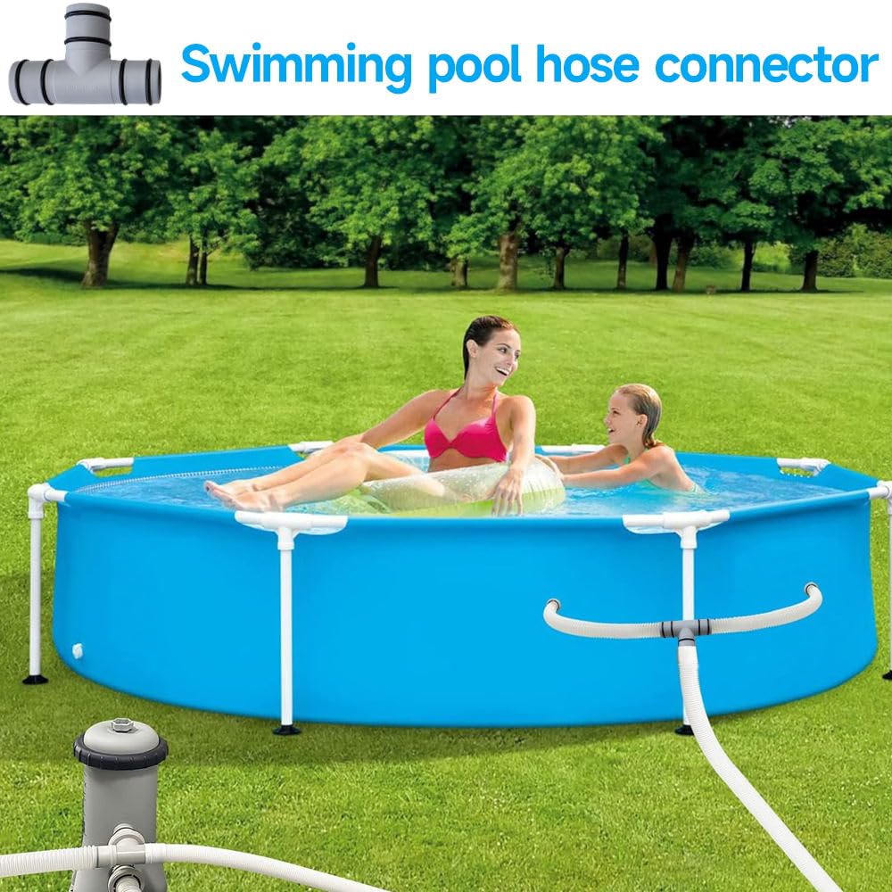 MEZYJIUCOM Pool Hose Connector T Joint close-up view