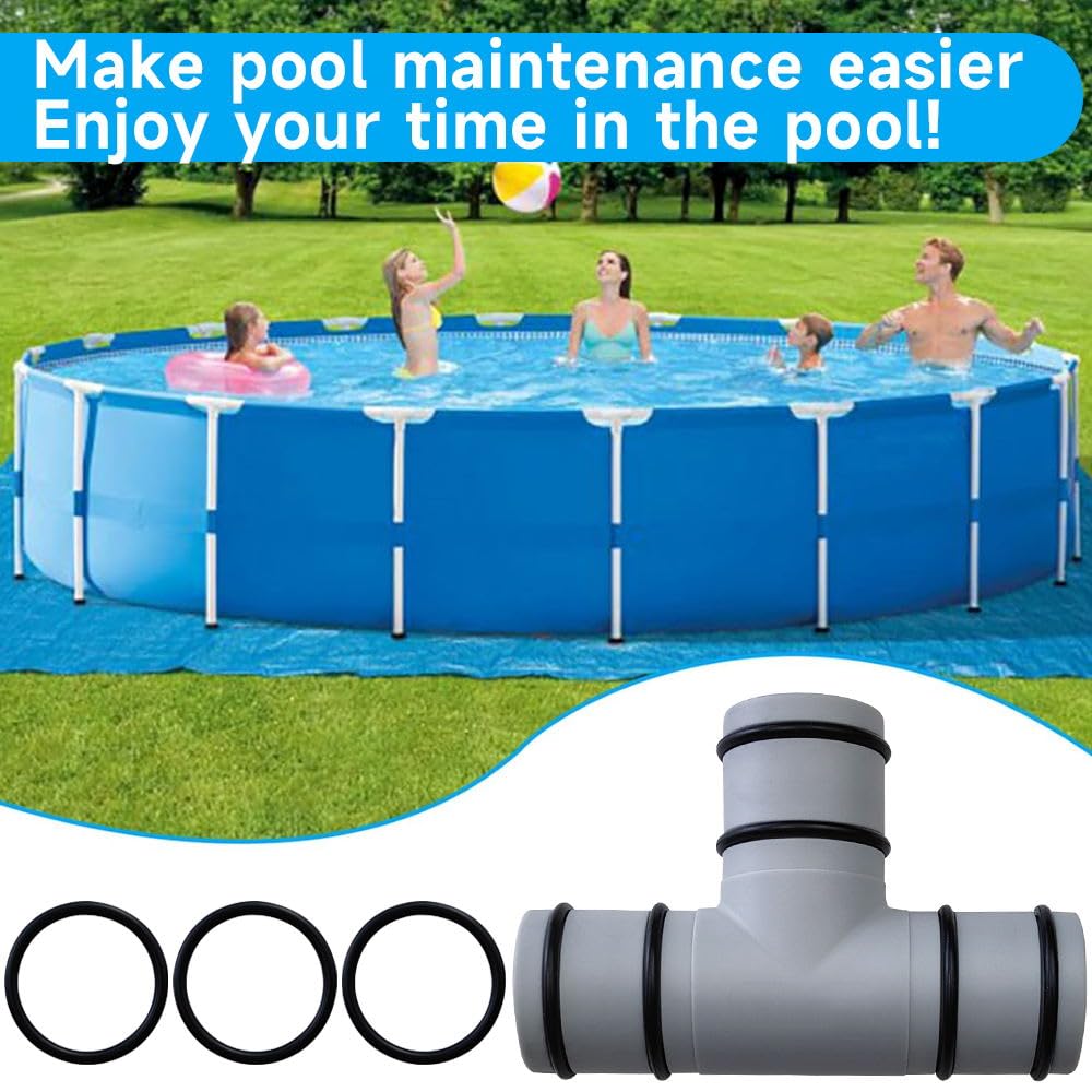 MEZYJIUCOM Pool Hose Connector T Joint in packaging