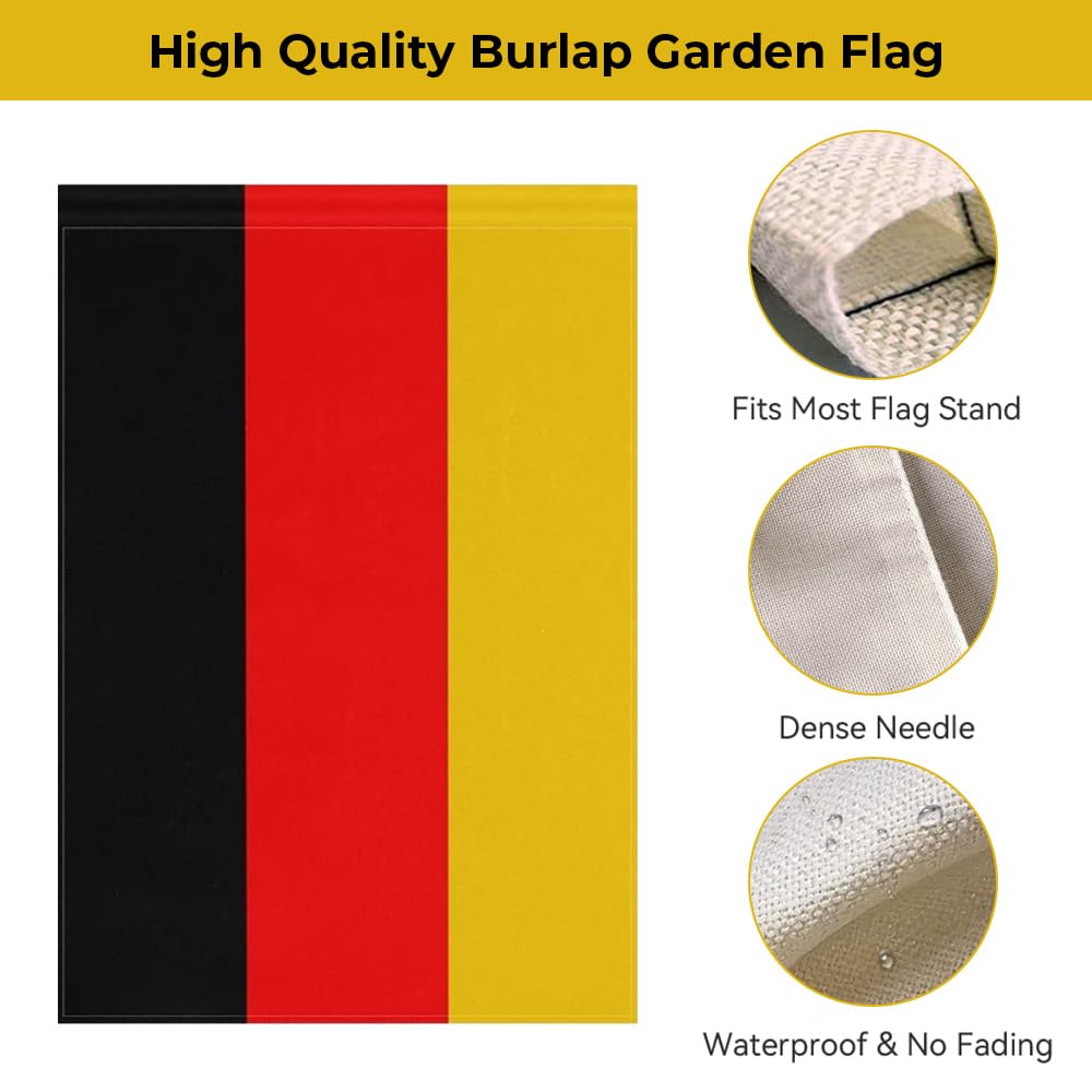 mflagperft Germany flag close-up of material