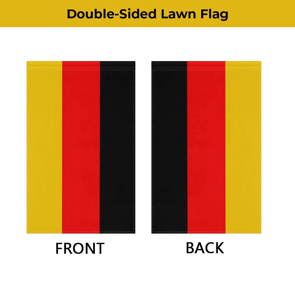 mflagperft Germany garden flag visible from both sides