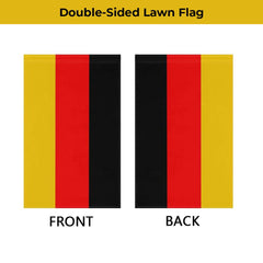 mflagperft Germany garden flag visible from both sides
