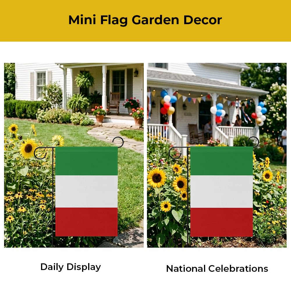 mflagperft Italy Garden Flag folded for storage