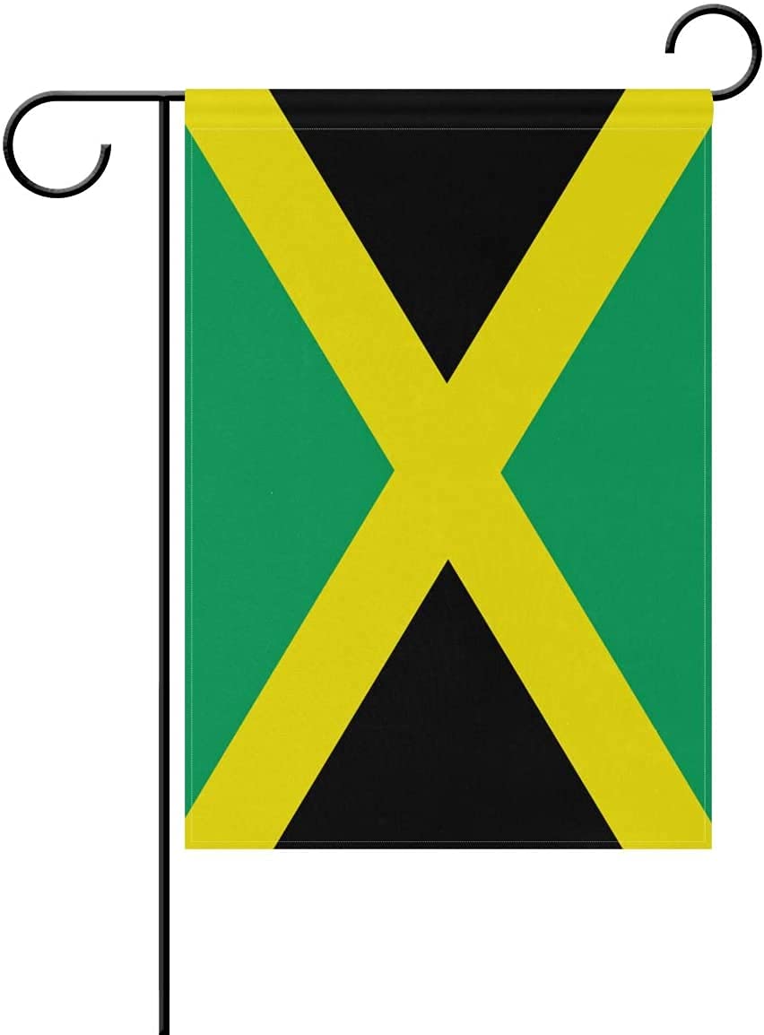 mflagperft Jamaica Garden Flag front view with vibrant design