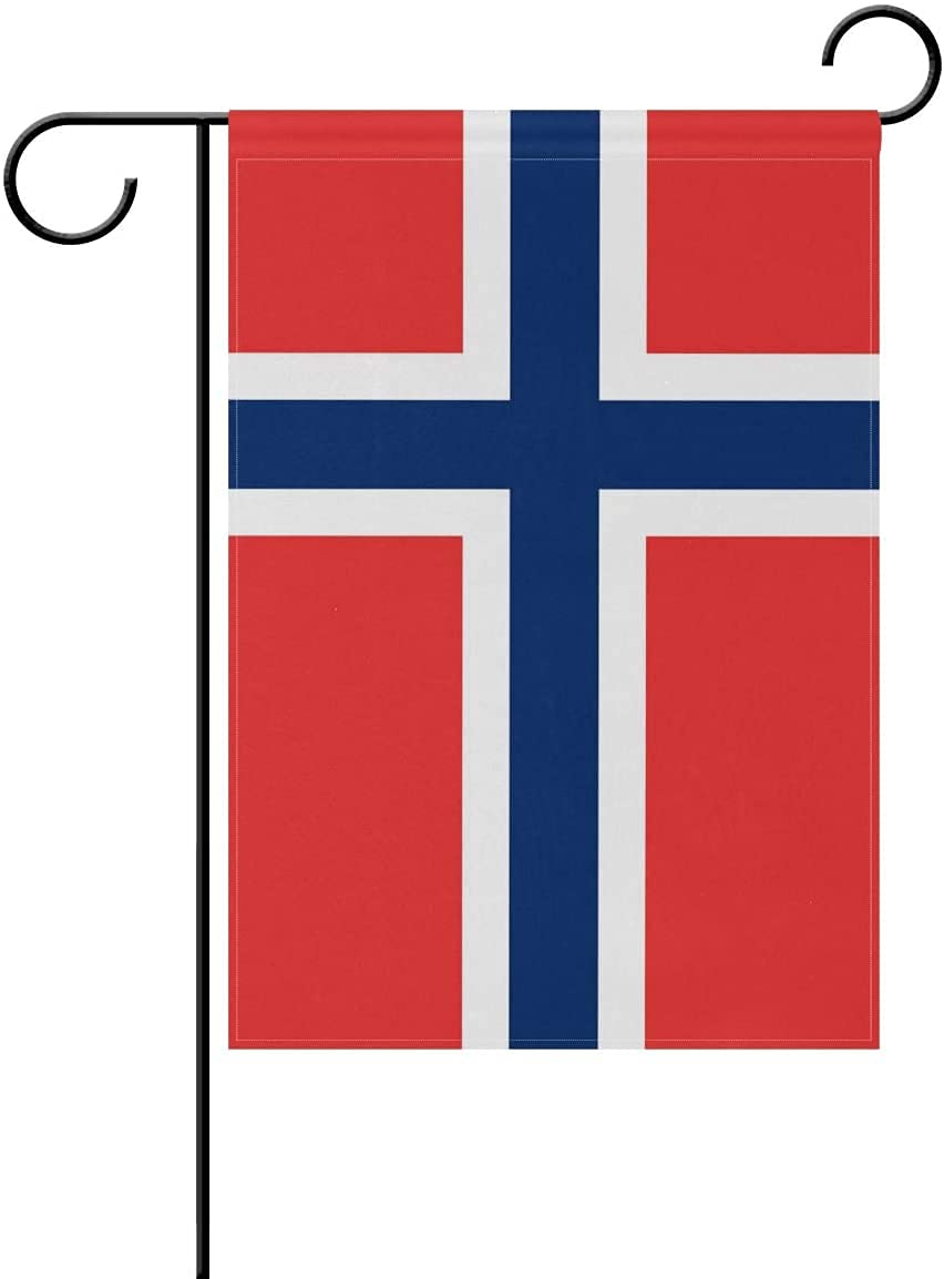 mflagperft Norway Garden Flag 12x18 inch front view
