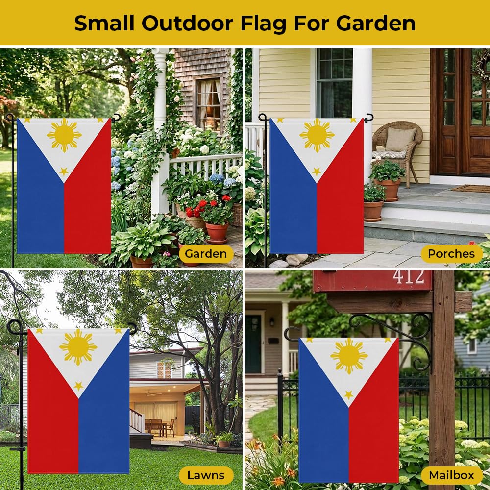 mflagperft Philippine flag close-up of design details