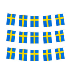 mflagperft Sweden Mini String Flags pack front view