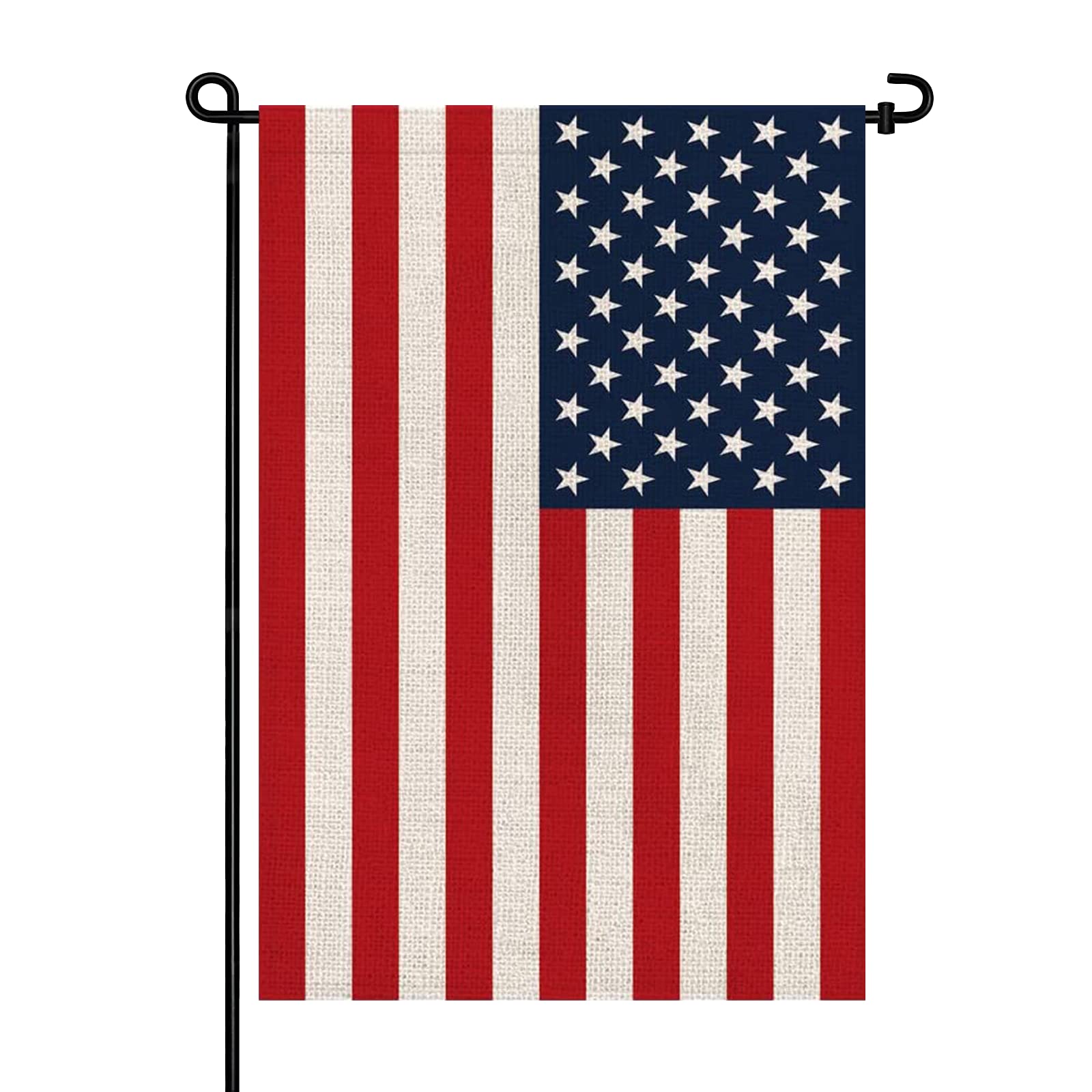 mflagperft USA Garden Flag front view, 12x18 inches