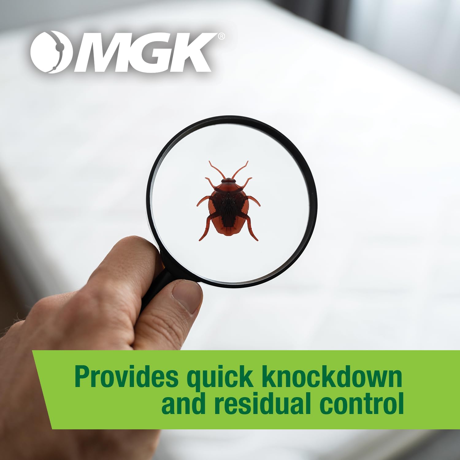 MGK Crossfire Bed Bug Concentrate in a pest control setup