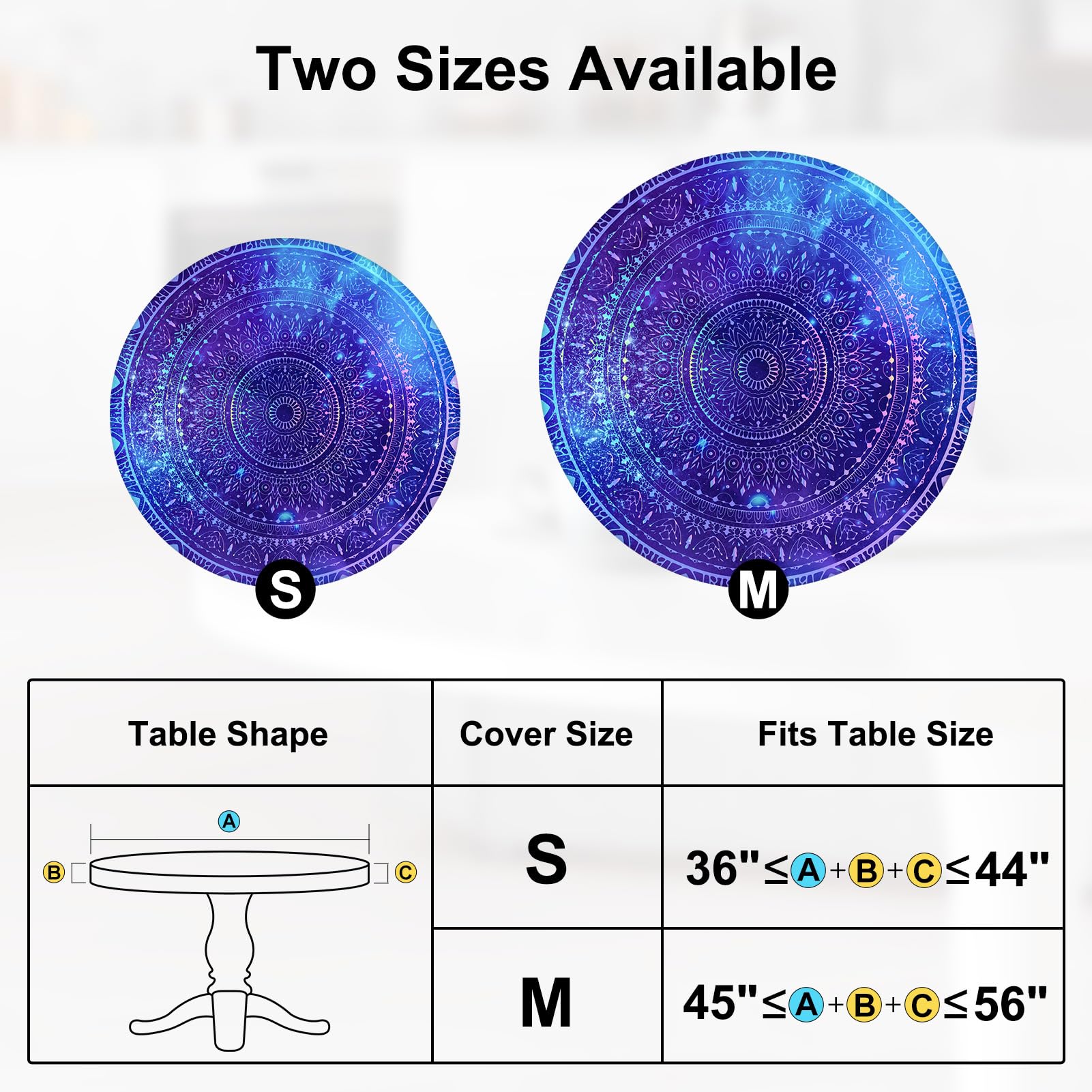 MHJY Round Tablecloth folded with packaging