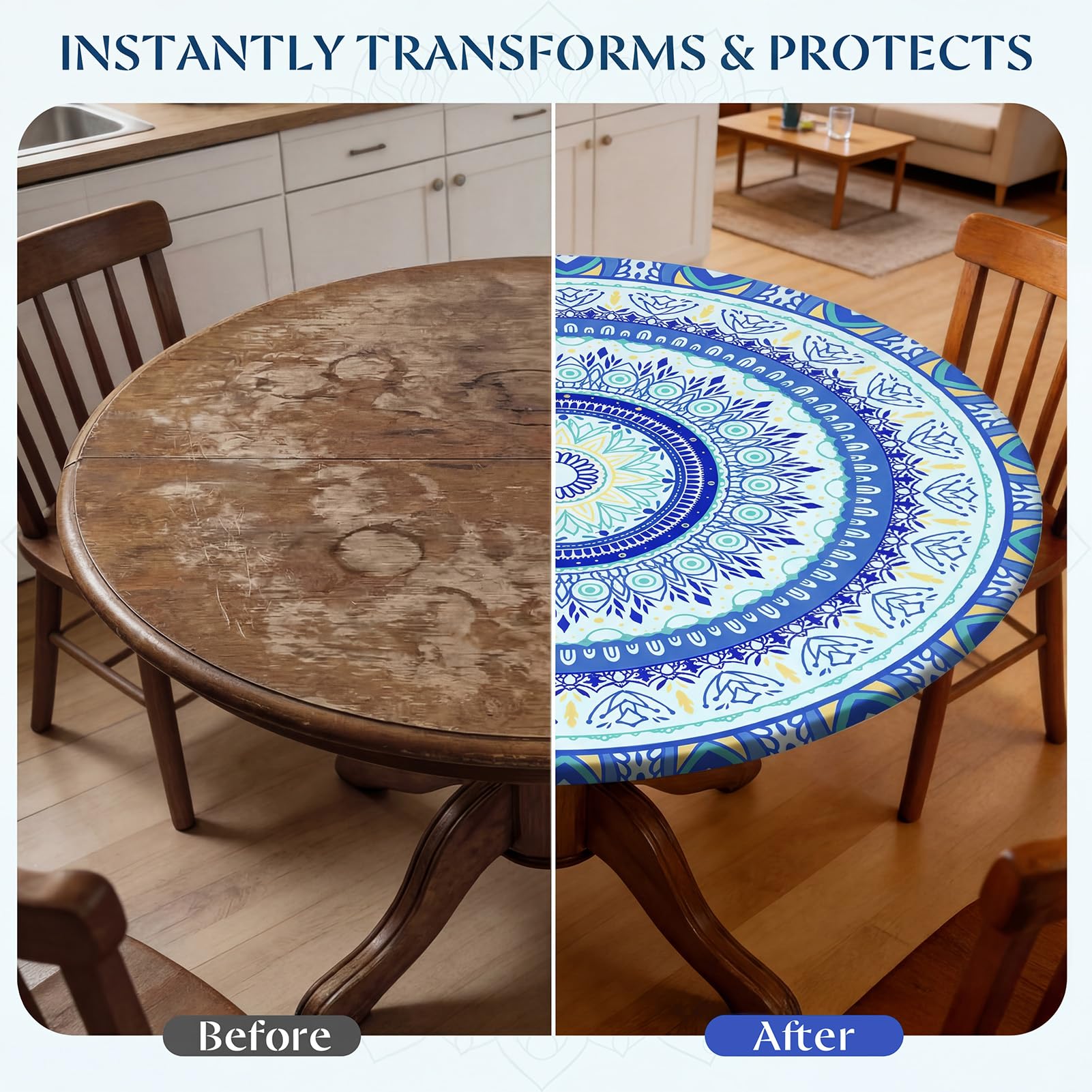 MHJY round tablecloth packaging details